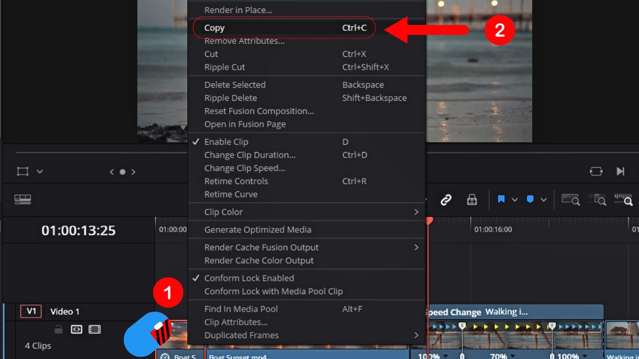 Change Speed of Part of Clip DaVinci Resolve — Do This!