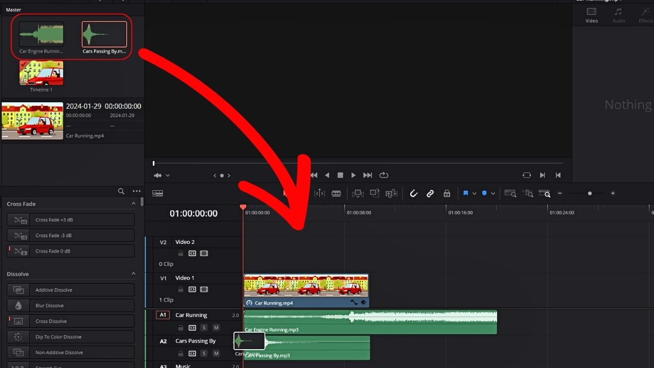 Add Audio Track in DaVinci Resolve 18 (+ Shortcut) 2024