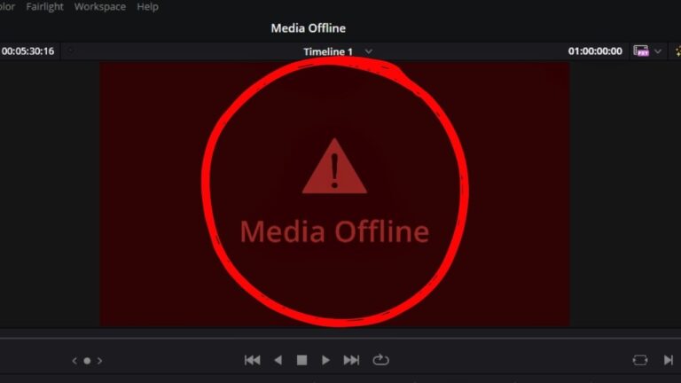 How to Fix the DaVinci Resolve Media Offline Issue